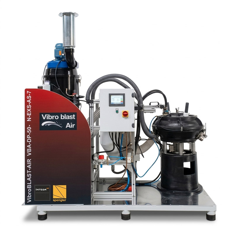 VibroBLAST, automated depowdering and cleaning for SLS and MJF 3D printers